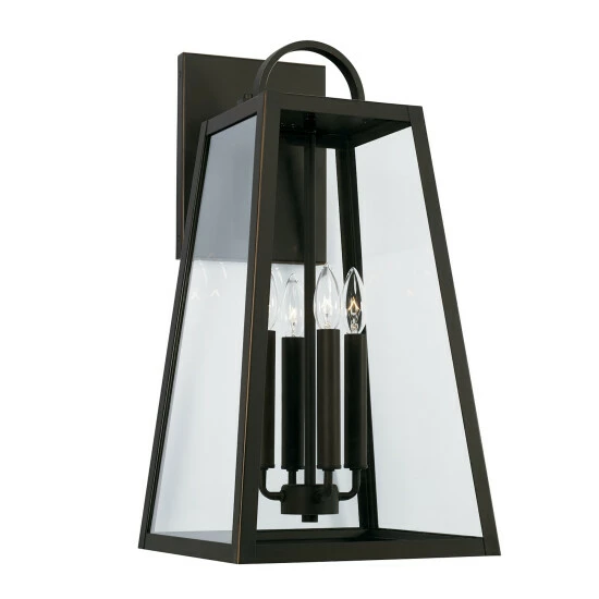 Best Pirce ๐ Capital Lighting Leighton 12" 4-light Outdoor Wall Lantern W/ Clear Glass Oiled Bronze ๐ฅ 7 Best Pirce ๐ Capital Lighting Leighton 12" 4-light Outdoor Wall Lantern W/ Clear Glass Oiled Bronze ๐ฅ - Image 7