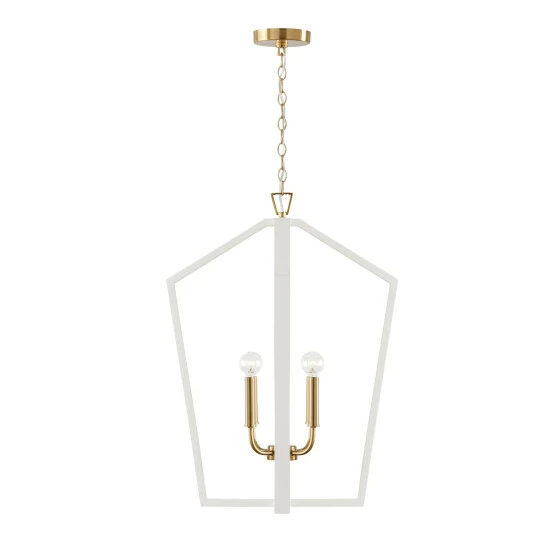 Best reviews of π Capital Lighting Maren 4-light Pendant W/ Handcrafted Mango Wood Flat White/ Matte Brass π― 8 Best reviews of π Capital Lighting Maren 4-light Pendant W/ Handcrafted Mango Wood Flat White/ Matte Brass π― - Image 8