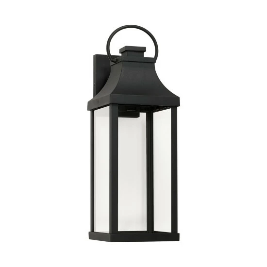 Best Pirce 😍 Capital Lighting Bradford Outdoor 1-light Medium LED Wall Lantern W/ Clear Glass Black ✔️ 1 Best Pirce 😍 Capital Lighting Bradford Outdoor 1-light Medium LED Wall Lantern W/ Clear Glass Black ✔️