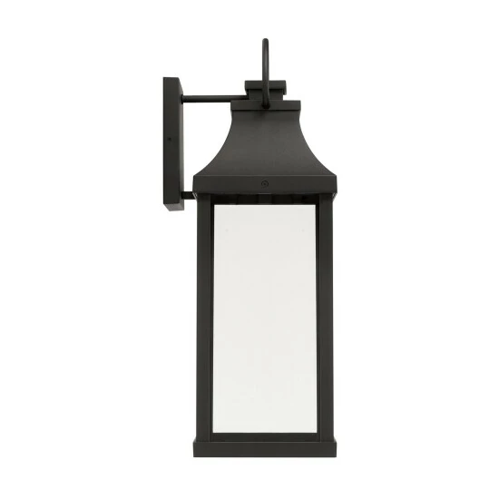 Best Pirce 😍 Capital Lighting Bradford Outdoor 1-light Medium LED Wall Lantern W/ Clear Glass Black ✔️ 2 Best Pirce 😍 Capital Lighting Bradford Outdoor 1-light Medium LED Wall Lantern W/ Clear Glass Black ✔️ - Image 2