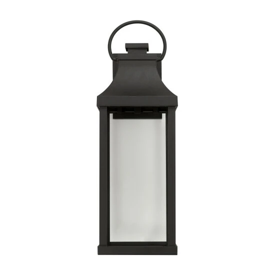 Best Pirce 😍 Capital Lighting Bradford Outdoor 1-light Medium LED Wall Lantern W/ Clear Glass Black ✔️ 3 Best Pirce 😍 Capital Lighting Bradford Outdoor 1-light Medium LED Wall Lantern W/ Clear Glass Black ✔️ - Image 3