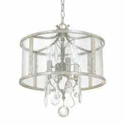 Promo ✔️ Capital Lighting Blakely 4-light Antique Silver Pendant - Antique Silver 🔔