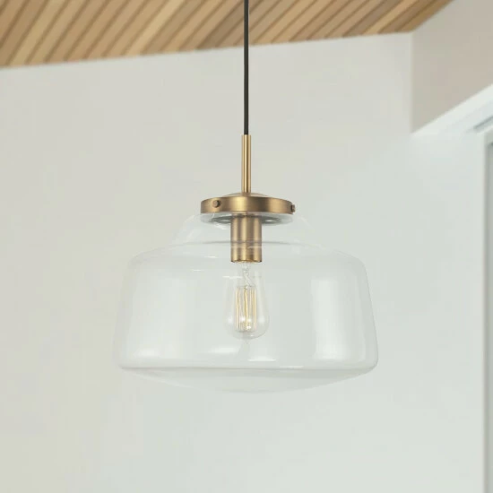 Flash Sale ✔️ Capital Lighting Dillon 1-light Cord-Hung Pendant W/ Clear Glass Matte Black ⭐ 4 Flash Sale ✔️ Capital Lighting Dillon 1-light Cord-Hung Pendant W/ Clear Glass Matte Black ⭐ - Image 4