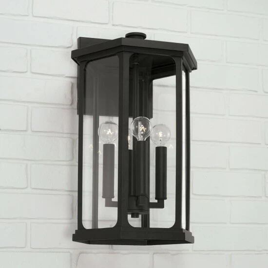 Cheap ๐งจ Capital Lighting Walton Outdoor 4-light Large Wall Lantern W/ Clear Glass Oiled Bronze ๐ 5 Cheap ๐งจ Capital Lighting Walton Outdoor 4-light Large Wall Lantern W/ Clear Glass Oiled Bronze ๐ - Image 5