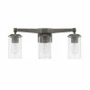 Best reviews of ✔️ Capital Lighting Zac 3-light Urban Grey Bath/Vanity Fixture 😀