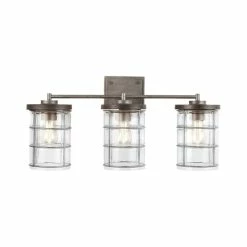 Buy 🌟 Capital Lighting Colby 3-light Urban Grey Bath/Vanity Fixture 😉