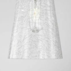 Deals ⌛ Capital Lighting 6" 1-light Pendant W/ Clear Half-Crackle Tapered Glass Polished Nickel 🧨 -Capital Lighting Shop unnamed file 880
