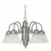 Budget ✔️ Capital Lighting Traditional 5-light Matte Nickel Chandelier - Matte Nickel 😉
