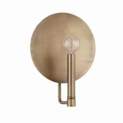 Cheap ⌛ Capital Lighting Wells 1-light Aged Brass Wall Sconce 🎉