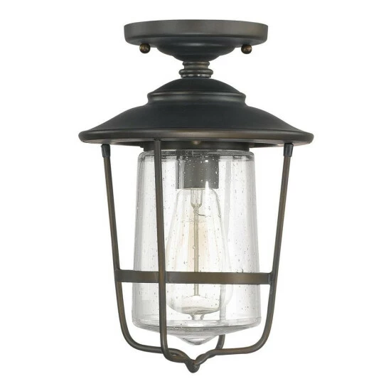Promo ๐ Capital Lighting Creekside 1-light Old Bronze Outdoor Flush Mount ๐ 1 Promo ๐ Capital Lighting Creekside 1-light Old Bronze Outdoor Flush Mount ๐