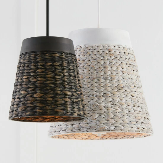 Cheapest ❤️ Capital Lighting Tallulah 1-light Small Pendant W/ Mango Wood & Water Hyacinth Charcoal Wash 💯 5 Cheapest ❤️ Capital Lighting Tallulah 1-light Small Pendant W/ Mango Wood & Water Hyacinth Charcoal Wash 💯 - Image 5