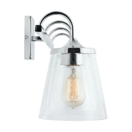 Wholesale 💯 Capital Lighting Jayne 4-light Bath/ Vanity Fixture W/ Clear Seeded Glass Matte Black 🌟 8 Wholesale 💯 Capital Lighting Jayne 4-light Bath/ Vanity Fixture W/ Clear Seeded Glass Matte Black 🌟 - Image 8