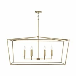 Outlet ⌛ Capital Lighting Thea 6-light Linear Island Fixture Aged Brass 🥰 -Capital Lighting Shop unnamed file 931