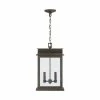 Best deal ⌛ Capital Lighting Bolton 2-light Oiled Bronze Outdoor Hanging Lantern/ Pendant 🎉