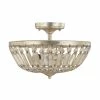 Deals ⭐ Capital Lighting Fifth Avenue 3-light Winter Gold Semi-Flush Mount 🔥