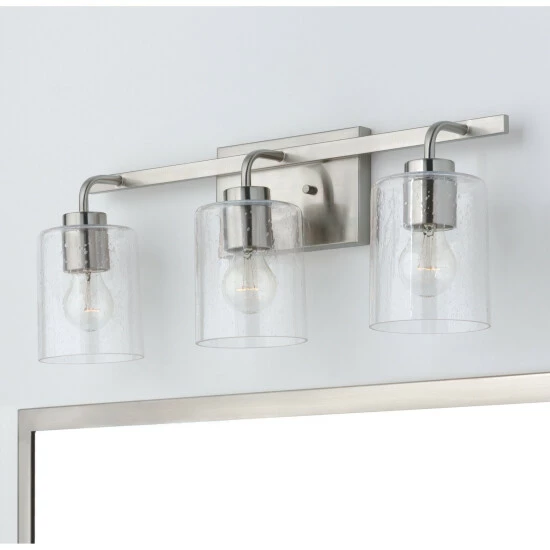 New ๐ Capital Lighting Greyson 3-light Bath/Vanity Fixture Chrome ๐ 4 New ๐ Capital Lighting Greyson 3-light Bath/Vanity Fixture Chrome ๐ - Image 4