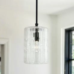 Best Sale 🌟 Capital Lighting Emerson 7" 1-light Pendant W/ Embossed Seeded Glass Aged Brass 👍 -Capital Lighting Shop unnamed file 971