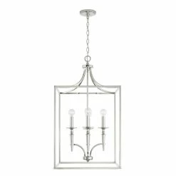 Promo 🔥 Capital Lighting Abbie 17.75" 4-light Lantern Foyer Pendant Aged Brass 🤩 -Capital Lighting Shop unnamed file 991