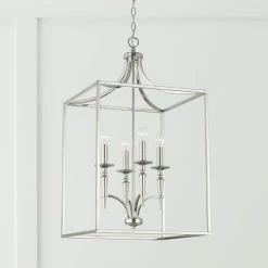 Promo 🔥 Capital Lighting Abbie 17.75" 4-light Lantern Foyer Pendant Aged Brass 🤩 -Capital Lighting Shop unnamed file 994